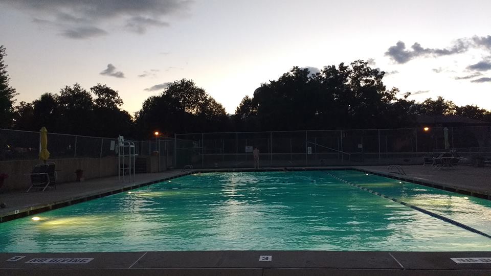 Pool-at-night